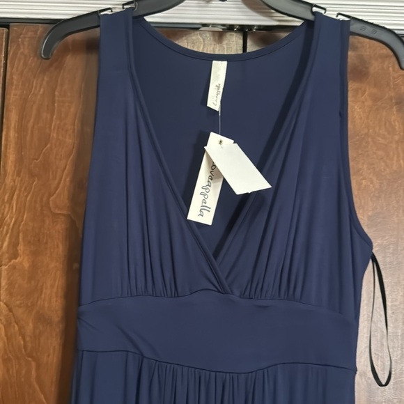 Very basic but versatile navy blue maxi dress - Picture 4 of 5